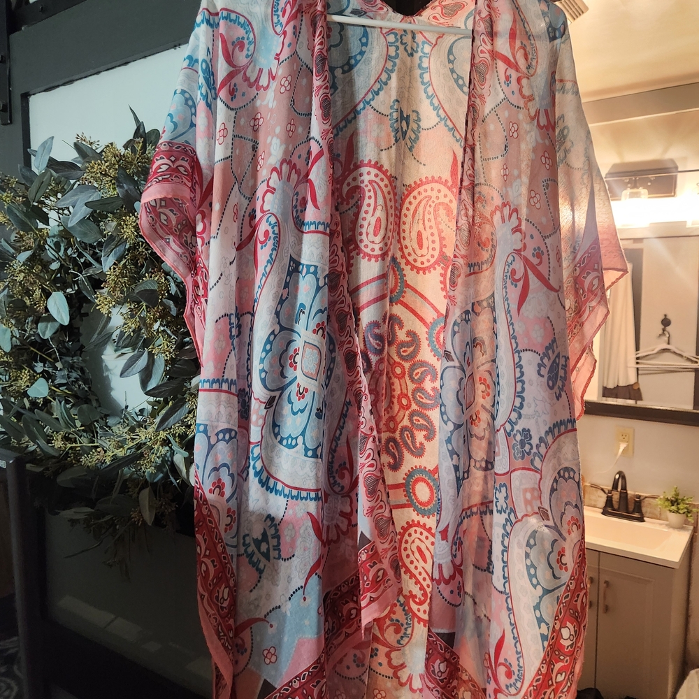 Colorful Paisley Kimono